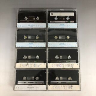 JU1/22　メタル　カセットテープ　8本　TDK　MA-90　...