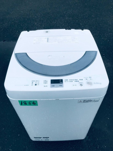 ⑤1856番 SHARP✨全自動電気洗濯機✨ES-GE55N-S‼️