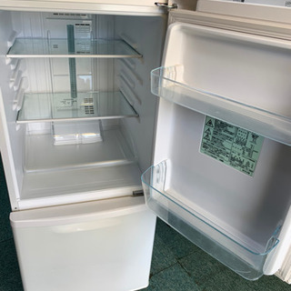 【リサイクルサービス八光　安心の1か月保証　配達設置ok】パナソニック Panasonic NR-B145W-W [冷蔵庫 （138L 右開き） ホワイト]　2013年製