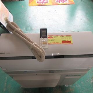 K02421 パナソニック 中古エアコン 主に6畳用 冷 2.2KW ／ 暖 2.5KW