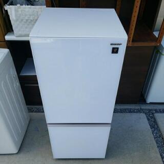 ☆極美品☆SHARP シャープ 2ドア 冷凍冷蔵庫 137L SJ-GD14E-W 2019年製