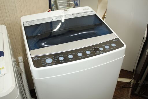 札幌 引き取り ☆ ハイアール 5.5㎏ 洗濯機 JW-C55CK 2018年製 新生活 生活家電