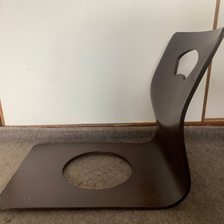 ニトリの木製座椅子(リンO DBR) 商品コード 7810828
