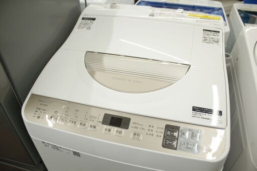 札幌 引き取り ☆ SHARP/シャープ 5.5㎏ 洗濯機  ES-T5CBK-N 2019年製 新生活 生活家電
