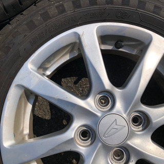 【お買い上げありがとうございます。】タント純正アルミホイール4本セット L375S 1本傷有り 配送 【お買い上げありがとうございます。】タント純正アルミホイール4