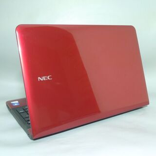 中古良品 赤色 ノートパソコン NEC PC-LS150FS6R Wi-Fi有 15.6インチ Pentium 4GB 750GB DVDマルチ 無線 Windows10 Office 即使用可 赤色 ノートパソコン Windows10 中古動作良品 15.6型 NEC PC-LS150HS6R