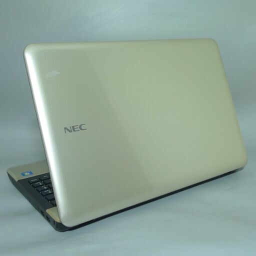 新品SSD-256G ゴールド ノートパソコン Windows10 中古良品 15.6型 NEC