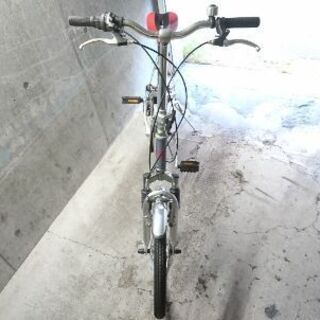 折り畳み自転車中古 Inter×cross 外装6段変速 サスペンション付き
