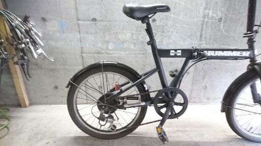 折り畳み自転車中古 HUMMER 外装6段変速 タイヤ20インチ カラー
