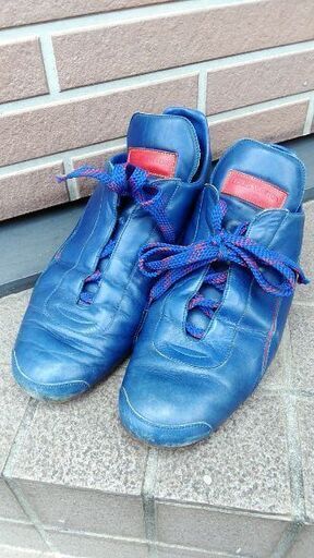★SALE★☆USED☆　ブルー・MENSスニーカー（LOUIS VUITTON）