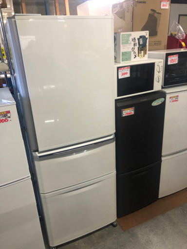 三菱 MITSUBISHI ノンフロン冷凍冷蔵庫 MR-C34A-W 335L