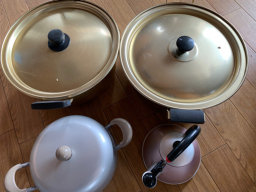新品未使用　鍋ヤカンセット