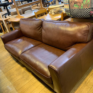 10/10 値下げ⭐️高級⭐️ACTUS five by five TYSTA 3人掛けソファ P-8210 本革 オーク材 アクタス 定価約30万円