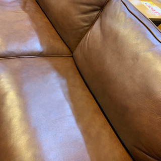 10/10 値下げ⭐️高級⭐️ACTUS five by five TYSTA 3人掛けソファ P-8210 本革 オーク材 アクタス 定価約30万円