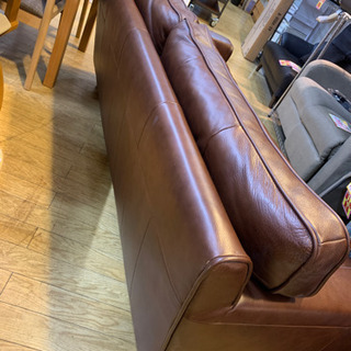 10/10 値下げ⭐️高級⭐️ACTUS five by five TYSTA 3人掛けソファ P-8210 本革 オーク材 アクタス 定価約30万円