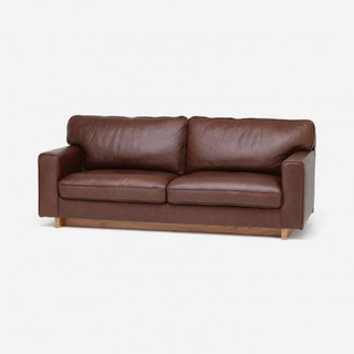 10/10 値下げ⭐️高級⭐️ACTUS five by five TYSTA 3人掛けソファ P-8210 本革 オーク材 アクタス 定価約30万円