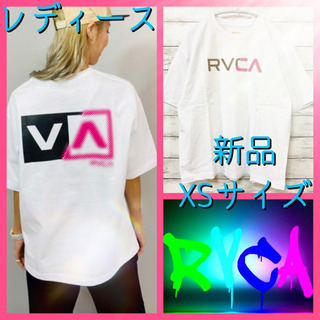 レディース RVCA  ルーカ tシャツ バックプリント 半袖 XS