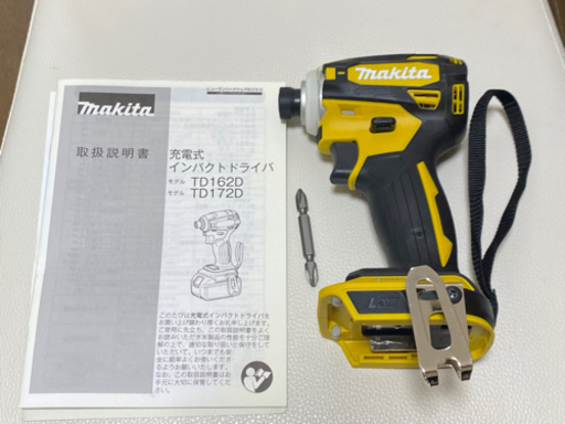 マキタ　インパクトドライバー　TD172D イエロー新品未使用品！