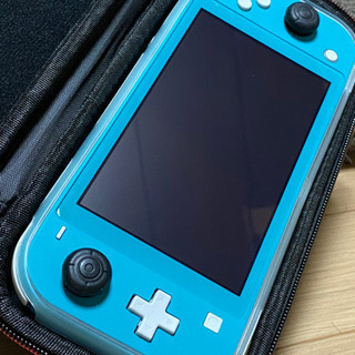ニンテンドーSwitchライト本体(ターコイズ)、ケースetc