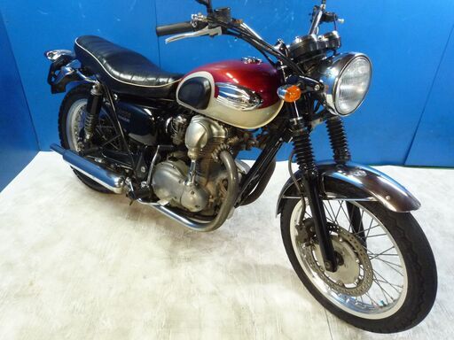 KAWASAKI W650 グレー/赤 車検残R3/11月 名変で乗れます 格安配送キャンペーン 諸経費０円 始動確認済み 即納車有り 激安 横浜 都筑 P-Yard