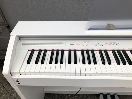 ★動作〇★ 電子ピアノ CASIO Privia PX-750 WE カシオ 88鍵盤 椅子付