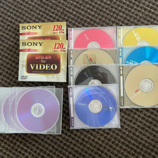 DVD-ＲＷ9枚とDVD-R9枚