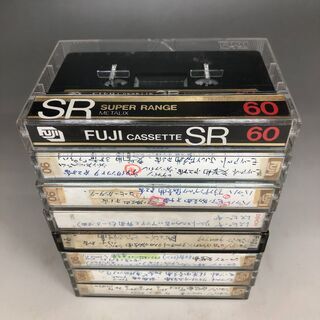 JU1/32　メタル　カセットテープ　8本　FUJI　SR-90...