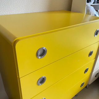 家具 OKAYみなとみらい購入LEGNATECイエローチェスト