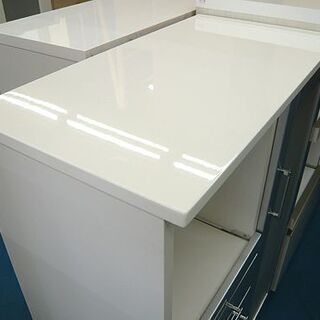札幌 レンジボード 幅80×奥行42.5×高さ115㎝ ミドルレンジボード 食器棚