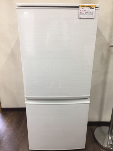 SHARP 冷凍冷蔵庫 SJ-D140-W 2018年製