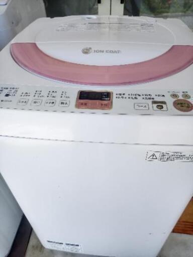 シャープ洗濯機6 kg 2014年生別館倉庫浦添市安波茶2-8-6に置いてます