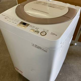 0804032 洗濯機 SHARP 2017 取扱説明書付