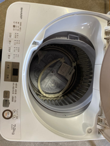 0804032 洗濯機 SHARP 2017 取扱説明書付