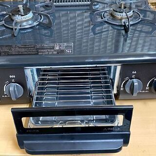 パロマ ガステーブル 2017年製 IC-N36BS-L 都市ガス幅55.8cm 左強火力 ガスコンロ ☆ PayPay(ペイペイ)決済可能 ☆ 札幌市 白石区 東札幌 アウトレットモノハウス白石店 パロマ ガステーブル 2017年製 IC-N36BS-L 都市ガス幅55.8cm 左強火