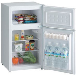 【ネット決済】新品に近いハイアール冷蔵庫JR-N85C冷蔵庫を売...