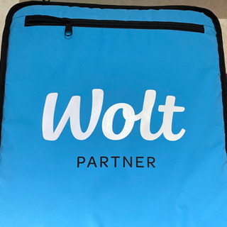[新品未使用]Wolt ウォルト　配達用バッグ　備品付き