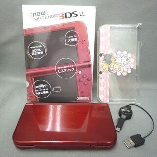 new ニンテンドー3DS LL 本体 メタリックレッド 任天堂 タッチペン