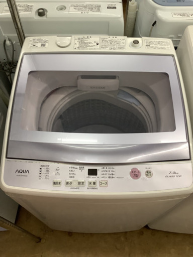 AQUA 7キロ洗濯機　2018年製　リサイクルショップ宮崎屋　佐土原店22.5.24F