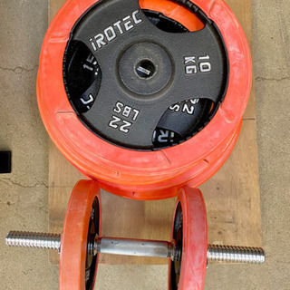 iROTEC アイロテック ストレングスセット プレスベンチ+ラバーバーベルダンベル【直接引取限定】