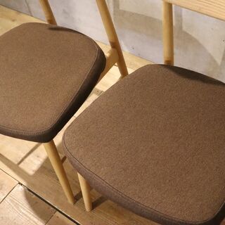 IDC OTSUKA(大塚家具)のユノ3A ダイニングチェア2脚セットです