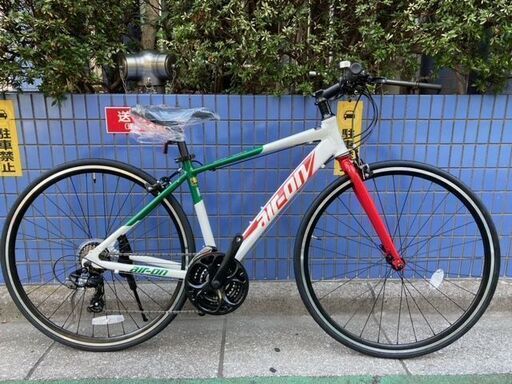 ★ジモティー特価★　クロスバイク　サカモトテクノ　エアーオンⅡ　430mm　トリコロール