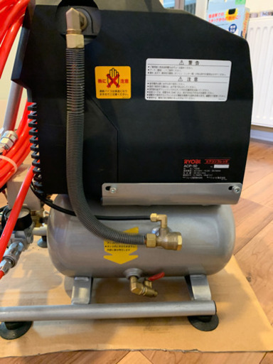 エアーコンプレッサー（RYOBI製ACP-50） 10m延長ホース付き