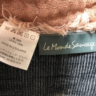 Le Monde Saviage コンランショップ リネンブランケット クロスの通販 
