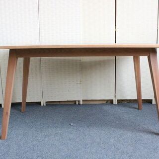 ニトリ ダイニング5点セット オーランド 幅140 ホワイトオーク無垢材 NITORI テーブル 中古家具 店頭引取歓迎 R3871)