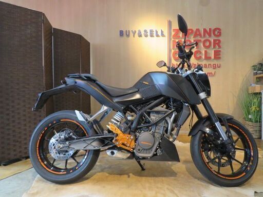 □　KTM DUKE125 ケーティーエム デューク125 125cc 11951km ブラック 原付 原チャリ バイク 札幌発