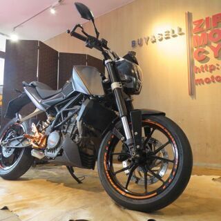 □ KTM DUKE125 ケーティーエム デューク125 125cc 11951km ブラック 原付 原チャリ バイク 札幌発 -