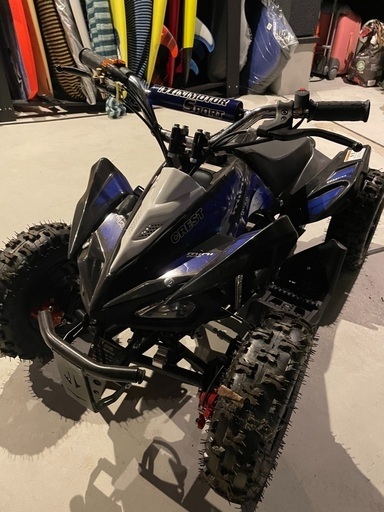 子供用四輪バギー　最新大口径6インチ仕様！前後ディスクブレーキ50ccMINI 四輪バギー最高速度 45km/h青色トリプルサス仕様 [CR-BG05-BLUE] 子供用四輪バギー 最新大口径6インチ仕様！前後ディスクブレーキ