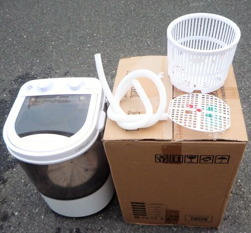 ☆サンコー THANKO SSWMANFM 2.0kg コンパクト洗濯機◆2020年製・場所を取らない小型洗濯機
