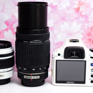 極美品❤️ペンタックス K-x❤️人気のホワイトカラー❤️高画質❤️フル