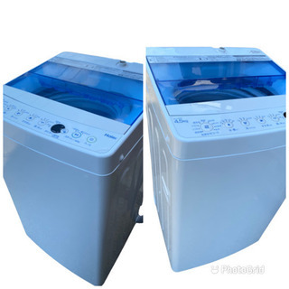 分解洗浄済み❗2018年製 ハイアール 4.5kg 全自動洗濯機 JW-C45CK(W) ホワイト(0804k)